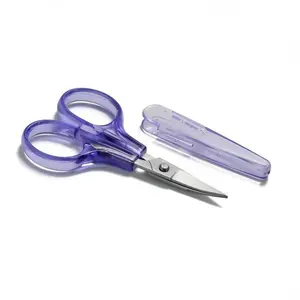 Precision Mini Scissors, Stainless Steel, Protective Cover - Ideal for Embroidery, Quilting, Sewing & Crafts, Sewing Tools, Sewing Supplies Crafts
