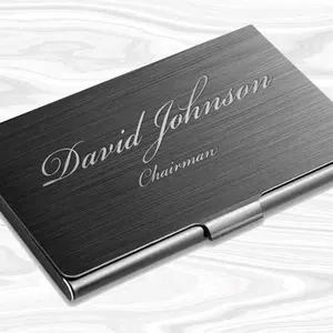 Personalized custom Black Business Card Holder, Office Gift Idea, Custom Business Gift, Corporate Gift, Manager Gift, Doctor Business Card Holder,Ollie gifts shop