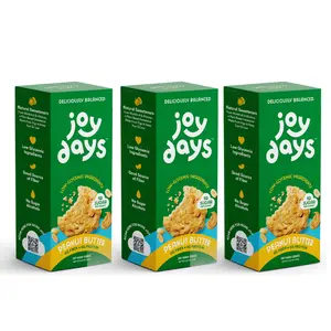 Joydays Peanut Butter Cookies (3-Box) – Low Sugar Snack Cookies | High Fiber Protein Treat, Low GI, Soft Baked Peanut Butter Cookies, Smart Snack for Everyday Balance