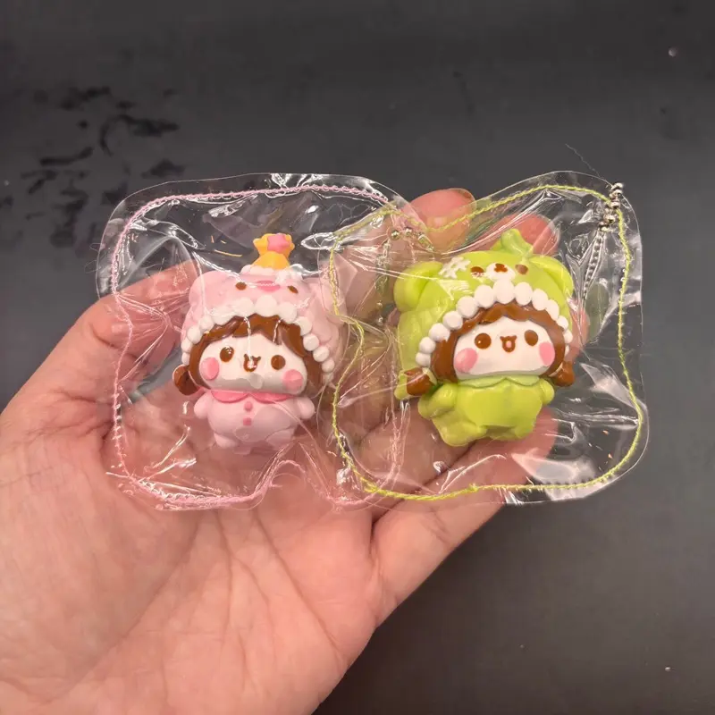 Cute mini keychain soft taba squishy toy Cute mini keychain soft taba squishy toy