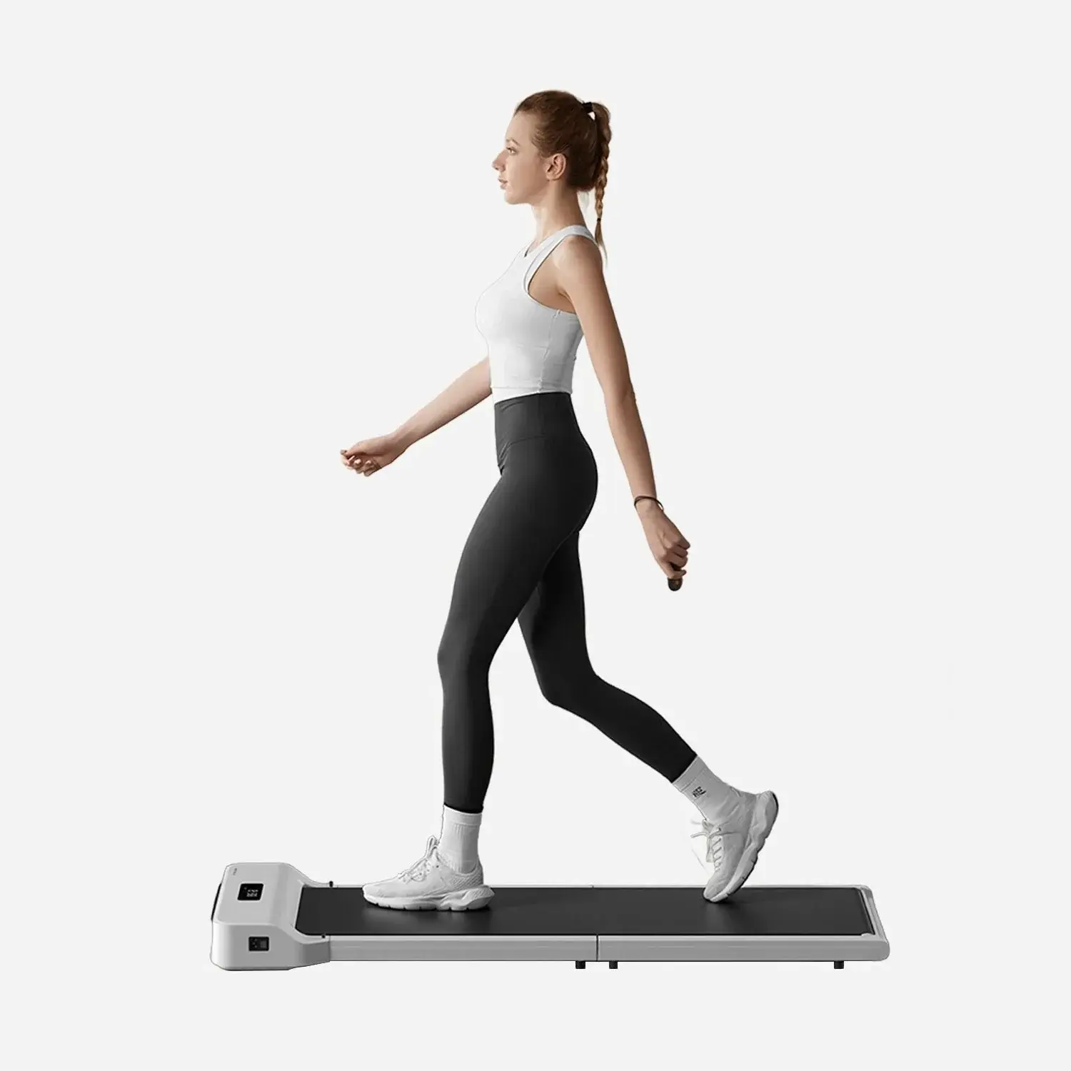 WalkingPad Z1 Under Desk Treadmill, 180° Foldable, Vertical Wall Storage, Low Noise LED Motor, Adjustable Stride, Remote Control, Max 300lbs, Home & Office