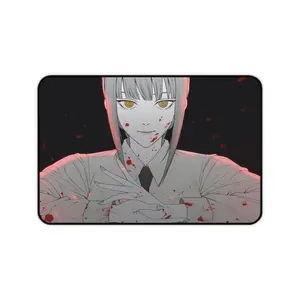 Makima Chainsaw Man Mousepad, Anime Mouse Pad, Smooth Surface Desk Mat for Gaming Room, Gift for gamer, Home Decor, Desk Accessories