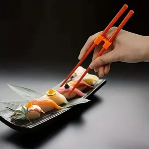 1 Set " Chopsticks Trainer for Beginners – TikTok Viral Learning Aid for Adults & Kids! Reusable Chopstick Helper with Finger Guide – Easy to Use, Durable & Portable (Ideal for Sushi/Ramen Lovers)"