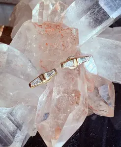 Baguette Diamond Stud Earrings