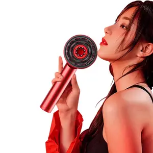 Masajeador de cabello masajeador de cuero cabelludo, peine eléctrico multifunción para el cabello, masajeador de aceite impermeable inalámbrico