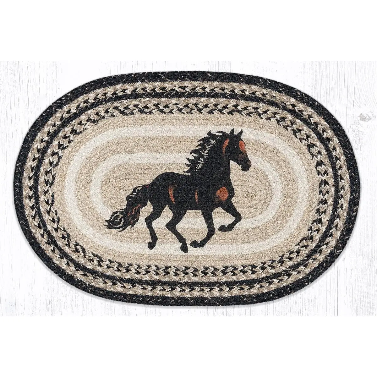 Capitol Importing  20 x 30 in. OP-9-93 Stallion Oval Patch