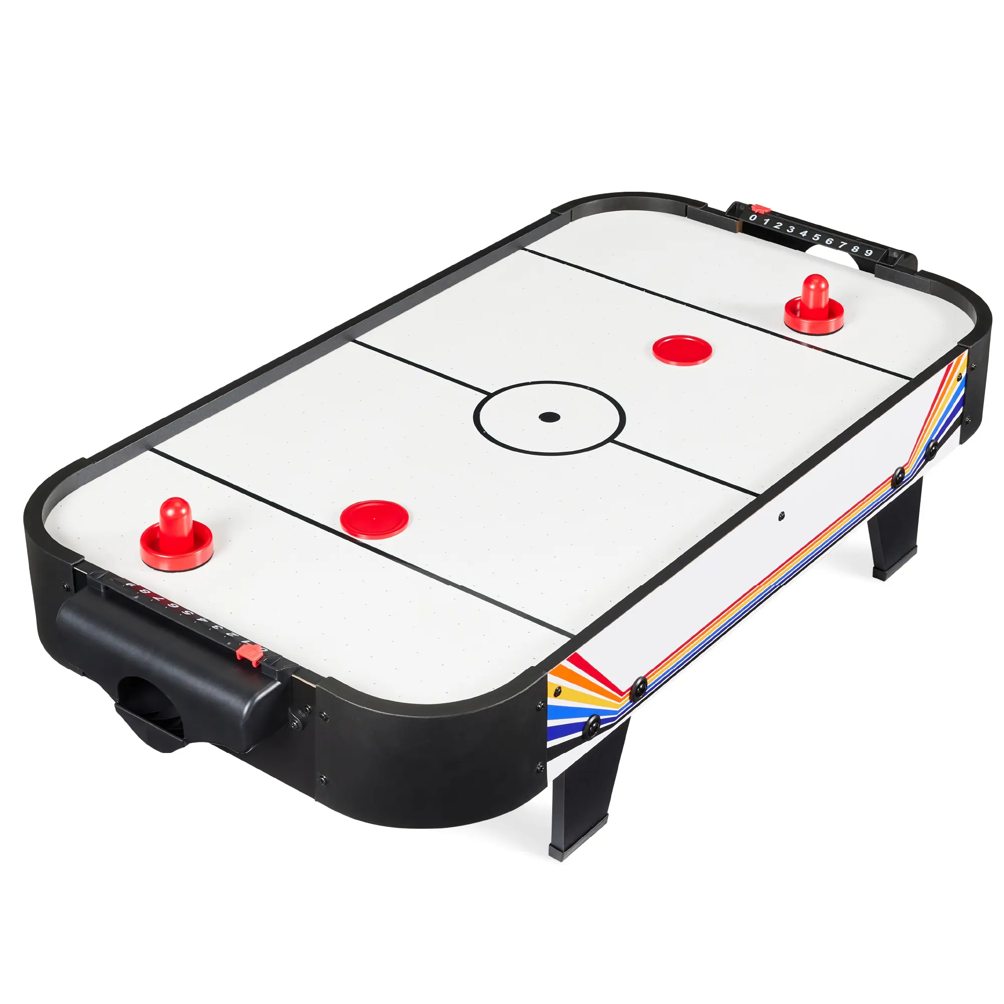 Best Choice Products 40in Air Hockey Arcade Table w/ 100V Motor, Electric Fan, 2 Strikers, 2 Pucks