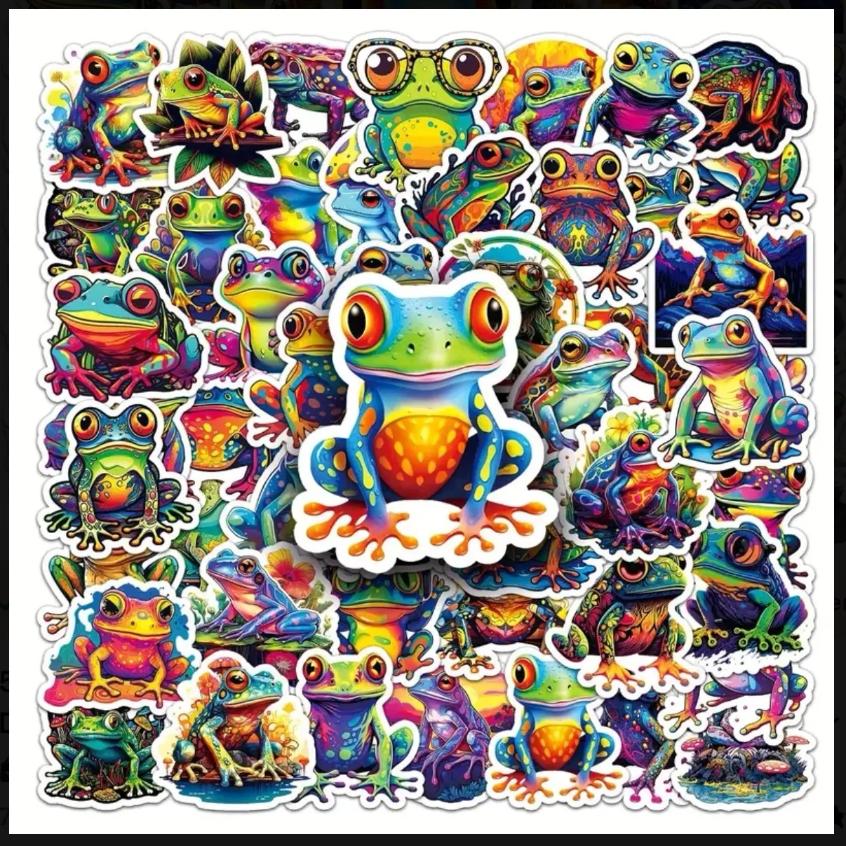 One Random  Cute Frog Sticker