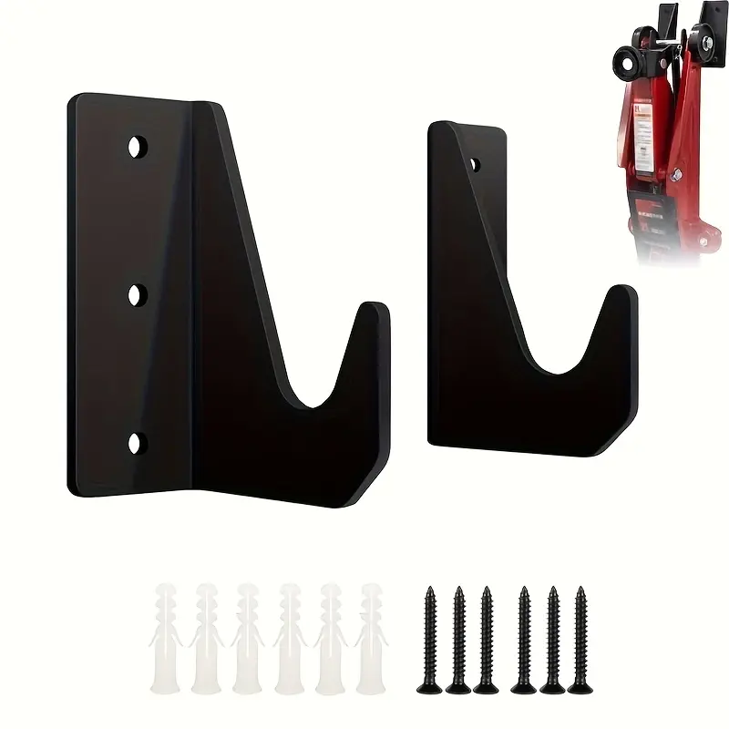 Metal Wall Mounted Jack Hooks Set, Garage Workshop Garden Multi-Purpose Storage Hangers, Durable and Versatile Organizer, Garage Hooks For Hanging, Metal Organiser Hook