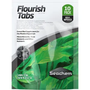 Seachem Flourish Tabs - Root Fertilizer Supplement for Planted Aquariums - Targets roots to provide micro elements, trace elements and other nutrients