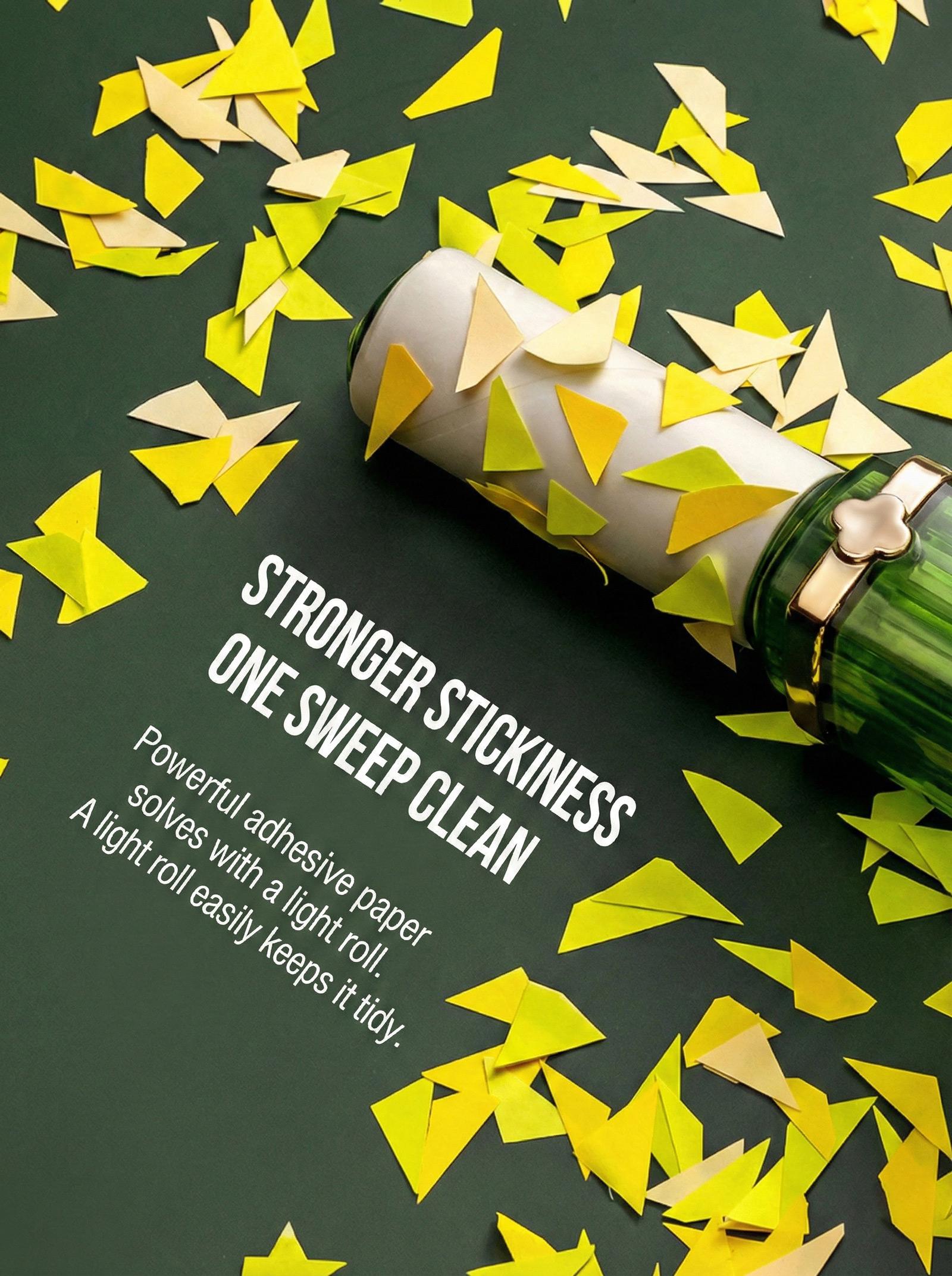 Mini Lint Roller with 6 Extra Refills - Portable Pet Hair Remover for Purse & Travel - Lipstick-Style Design, Diagonal Tear Sticky Sheets - Retractable for Clothes, Car, Date Night & On-The-Go Deshedding Tool Cleaner