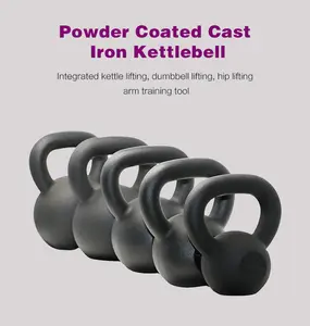Unisex A4A 45LB Powder-Coated Cast Iron Kettlebell, Weight Training Equipment, Home Gym Equipment for At Home and Commercial Use, At Home Gym