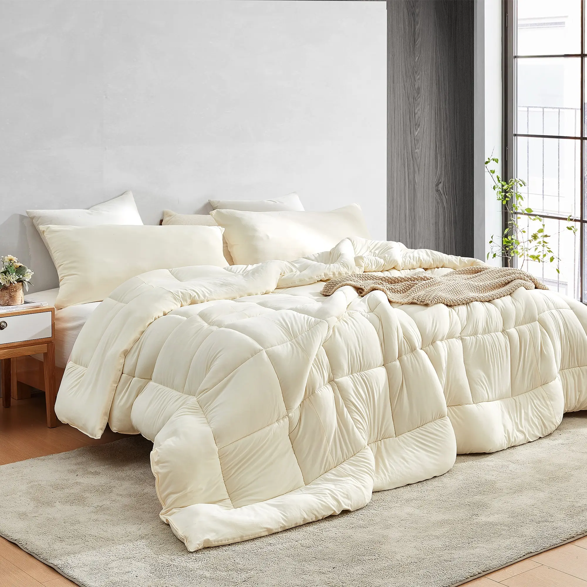 Summertime - Coma Inducer Oversized Comforter - Magnolia Natural