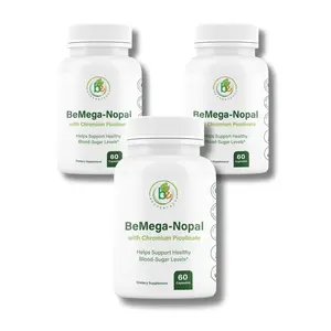 Nopal Cactus Supplement (3 PACK) | 60 Capsules | NON GMO