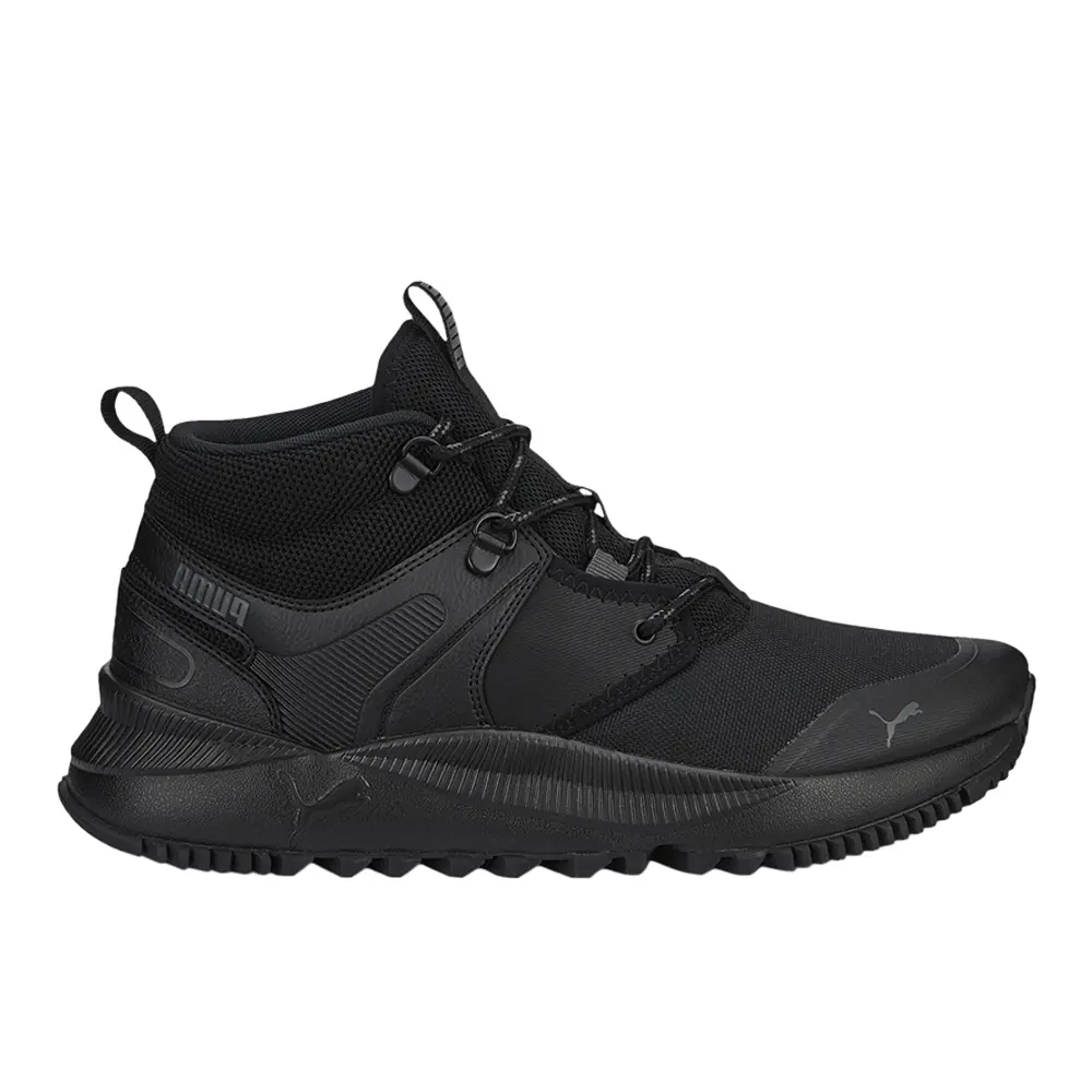 PUMA Mens Pacer Future Tr Mid High Hiking Sneakers Shoes Casual - Black PUMA Mens Pacer Future Tr Mid High Hiking Sneakers Shoes Casual - Black