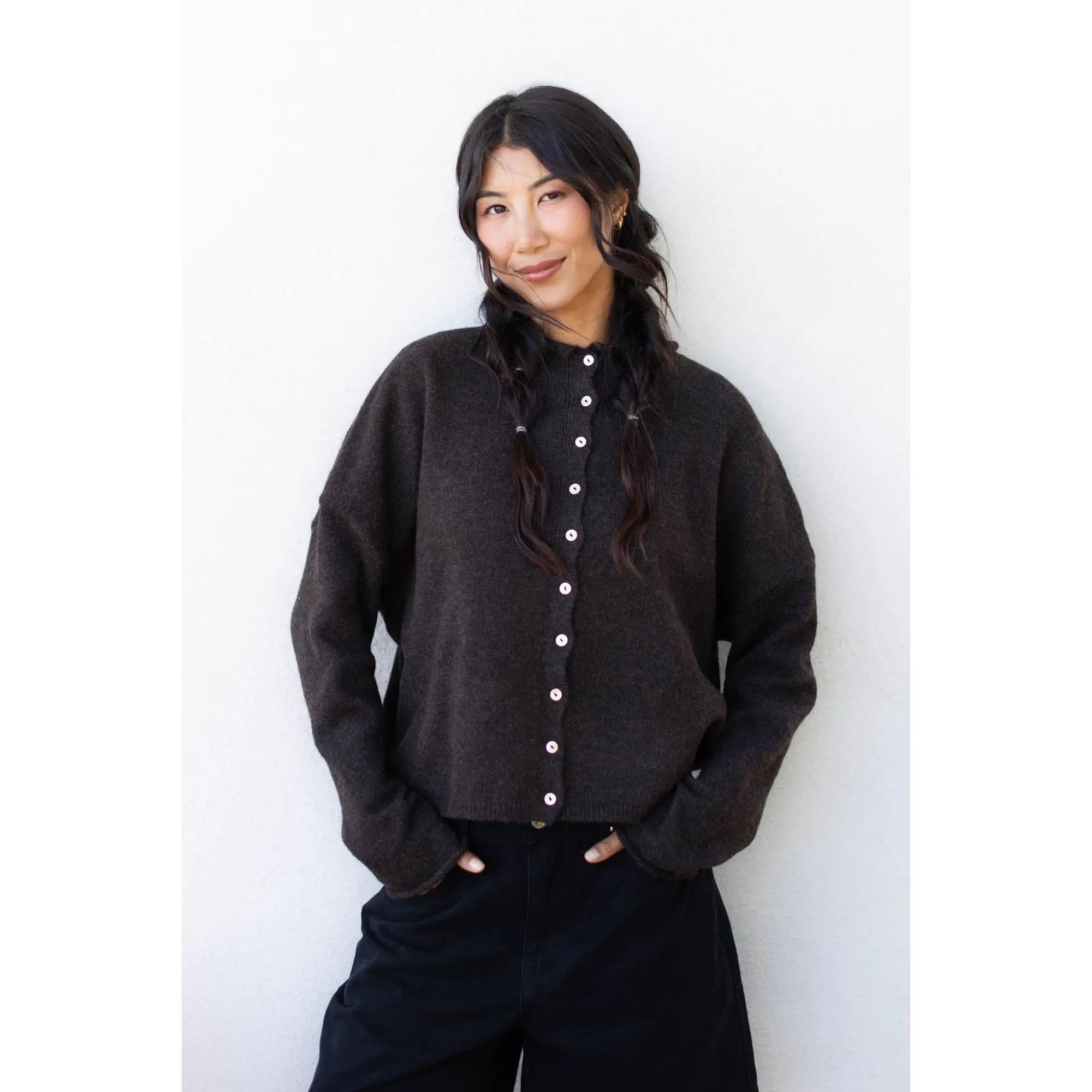 Chocolate Piper Cardigan