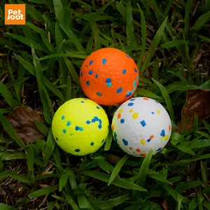 3pc Indestructible Dog Tennis Balls for Aggressive Chewers – Durable & High Elasticity Fetch Toy, Perfect for Medium & Large Dogs, Water & Bouncing Fun