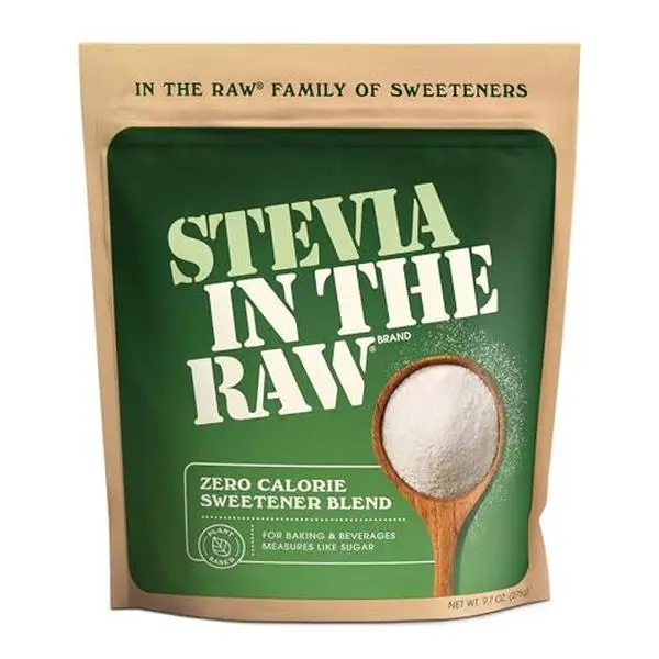 Stevia In The Raw Bakers Bag, Plant Based Zero Calorie Sweetener, No Added Flavors or erythritol, Sugar-free Sugar Substitute for Baking, Suitable For Diabetics, Vegan, Gluten-Free, 9.7Oz Bag (Pack of 1)