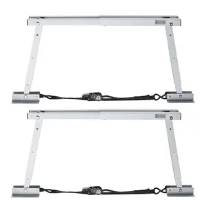 VEVOR Universal RV Stabilizer, Summervibes,Summervibes, RV Bumper Stabilizer for Trailers, Campers, Fifth Wheel, Compact Foldable Design for Easy Storage, Adjustable Height from 12 inch to 28 inch, Reduces RV Wobble, 2PCS