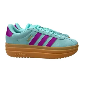 Adidas VL Court Bold Flash Aqua Purple Burst Gum (GS) JP5069 New