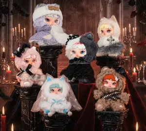 Ziva Phantom Veil Corridor Series Plush Blind Box Collectible Figure, 6+1 Hidden Pieces, Gentle Soft Companion, Random Surprise Set, Sealed Hobby Box