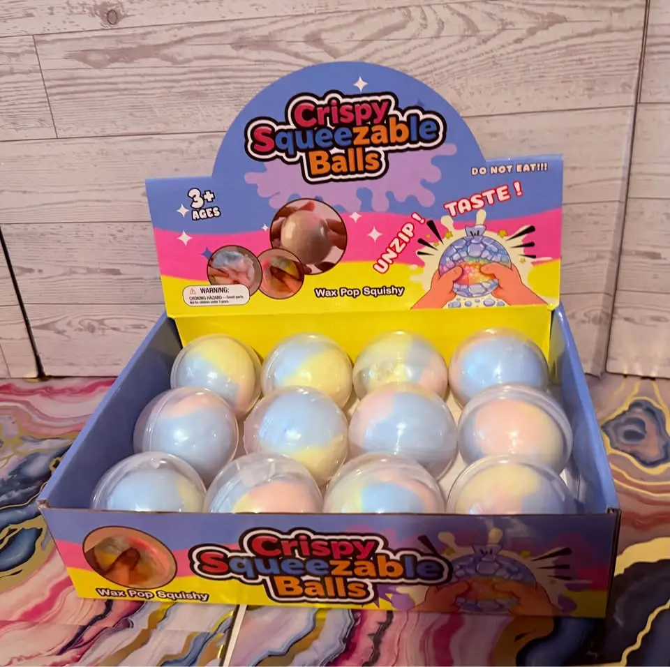 Crispy Ball Wax Squishy 1 Piece