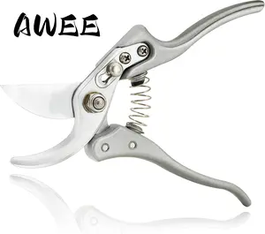 SK5 Steel Pruning Shears Ergonomic Garden Shears for Thick Branches Best Dad Gift