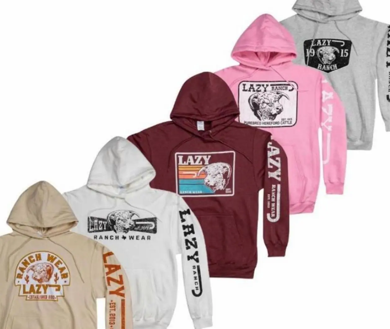 Lazy J Ranch Willow Cattle Headquarters Pullover Hoodie, Western Ranch Cowboy Hoodie, Casual Cotton Hoodie For Men And Women, Rustic Country Apparel GVV6H