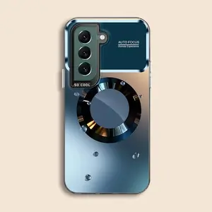 Suitable for [Galaxy S22 5g] New high-end water drop magnetic IMD mobile phone case New business simple soft silicone mobile phone case with magnetic function Affordable price Anti-drop and anti-fingerprint 995