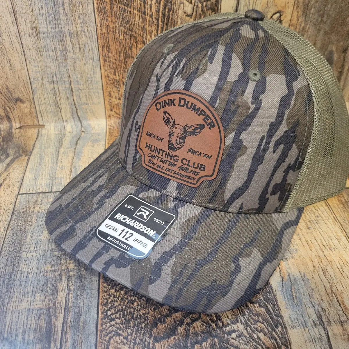 Dink Dumper Hunting Club Hunting-Themed Hat, Whitetail Deer Fashion Accessory Cap, Hunting-Themed Hats