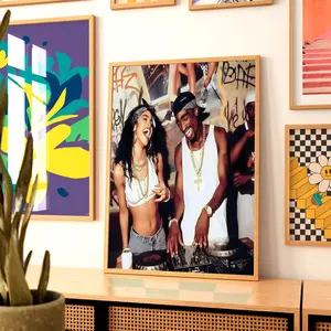 Tupac & Aaliyah Poster