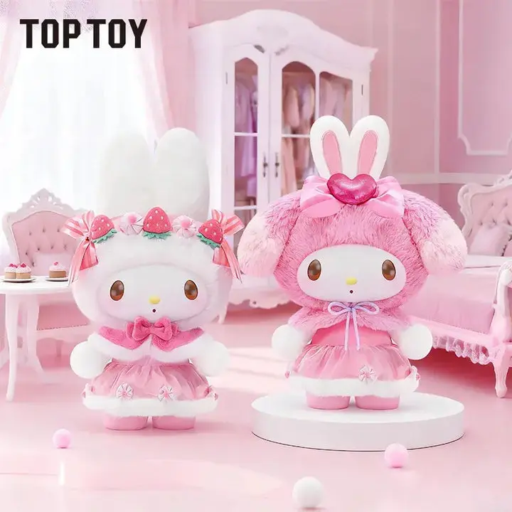 TOPTOY Strawberry Cookie & Colorful Frosting Series Plastic Vinyl Plush Figure, Frosting Colors, Suitable for Above 12/12 Years Above, Not Applicable for Younger Ages