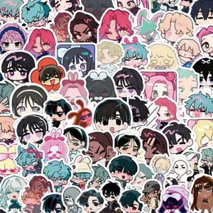 100 pieces of special-shaped stage stickers - "alienstage" - cute cartoon-style simple illustrations for stage use Anime Sticker