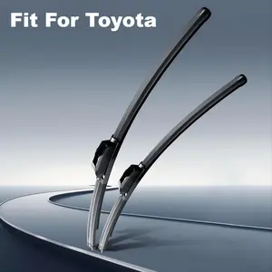 ITUTN Toyota Wiper Blades Set | Frameless OEM Quality, Ultra Quiet & Streak-Free | Dual-Layer Coating, All-Season, Easy Install with Multi Adapters | Fits Camry, Corolla, RAV4, Highlander, Tacoma, Venza & More