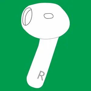 Clean-Tested Original Right Earbud for Pods 4 – Model A3050/A3053/A3054– Compatible with Air 4/A3058 Charging Case (Not for ANC Version)   ,Pods4Replacement ,Air4Compatible ,UsedEarbud ,RightEarPods  , headphones bluetooth,  Device Electronic