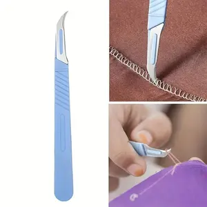 1pc Sewing Seam Ripper Blue Plastic Handle Seam Ripper Seam Ripper Thread Cutter For Sewing Craft Needlework Tool Sewing Tools