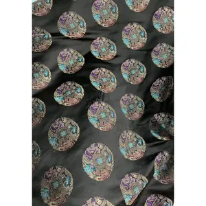 Beautiful medallion design rayon silk brocade 29” wide.  Best used for apparel. Sold by the yard