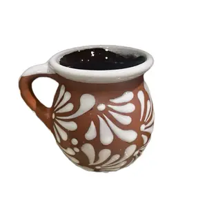 JARRITOS cup hand painted Hand made Mexican pottery coffee mugs