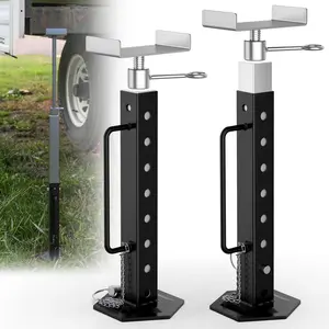 RV Slide Out Support Jacks 2 Pcs Adjustable 15 to 35 Inches Universal Camper Stabilizer Jacks Up to 5000 LBS Capacity for 5th Wheel Travel RV
