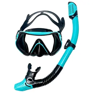 Adult diving goggles, high-definition anti-fog snorkeling mask, fully dry snorkeling set, snorkeling mask
