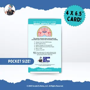 Neuro Critical Care Pocket Card