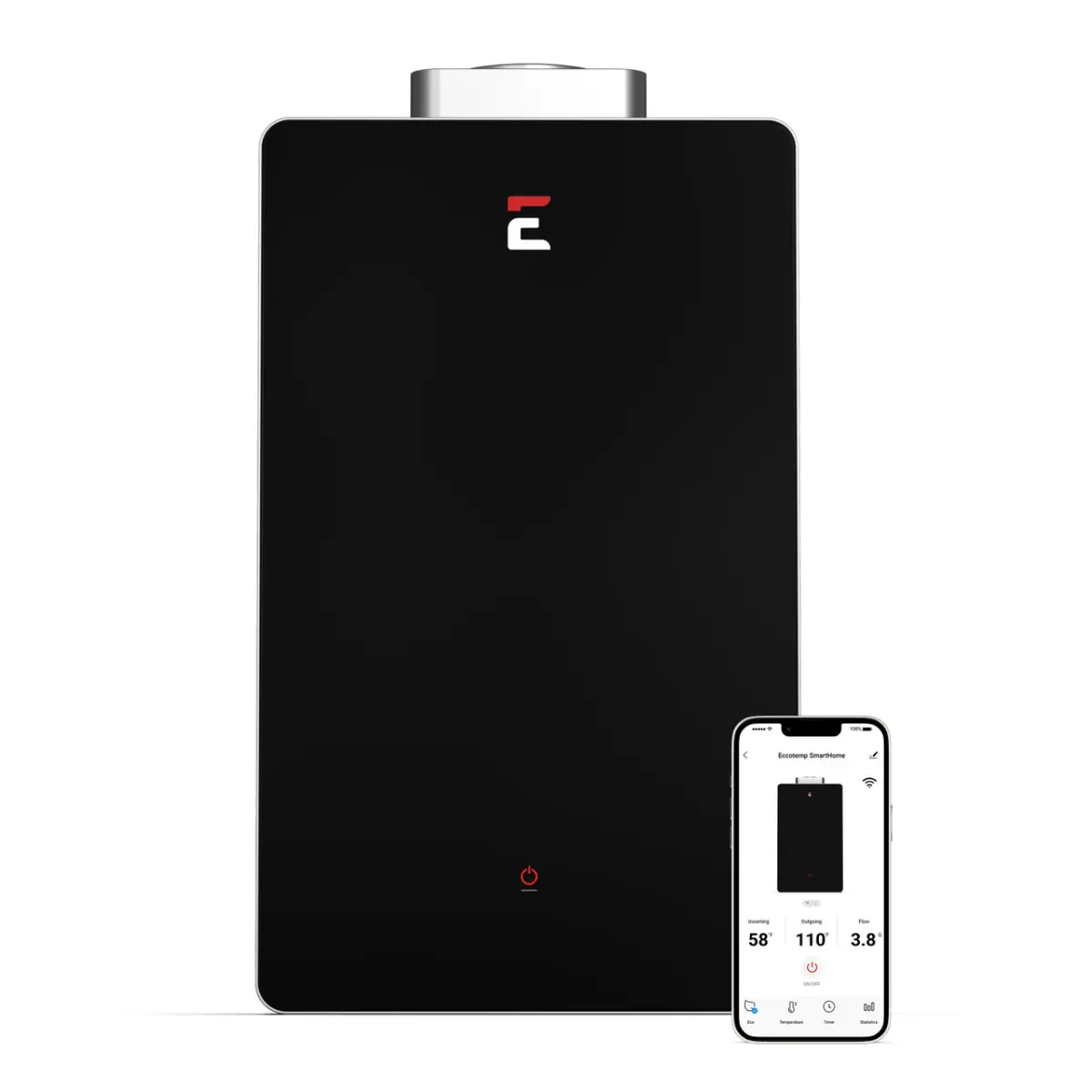 Google 6.8 GPM Smart Indoor Natural Gas Tankless Water Heater - Voice Control, Alexa-Compatible Household Appliance, Household Appliances