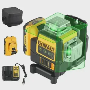 DEWALT DW089LG 12V Cordless Green Laser Level 12 Lines 360° Coverage Li-ion Battery Powered for DIY Professionals Outdoor Tool