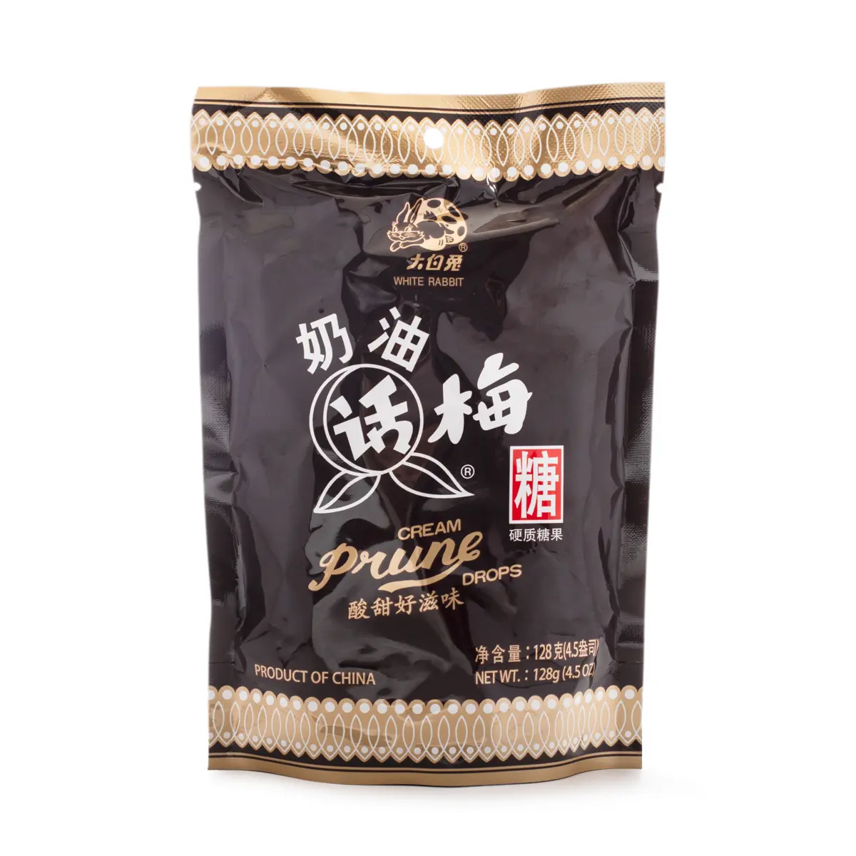 White Rabbit Cream Prune Candy 128 g