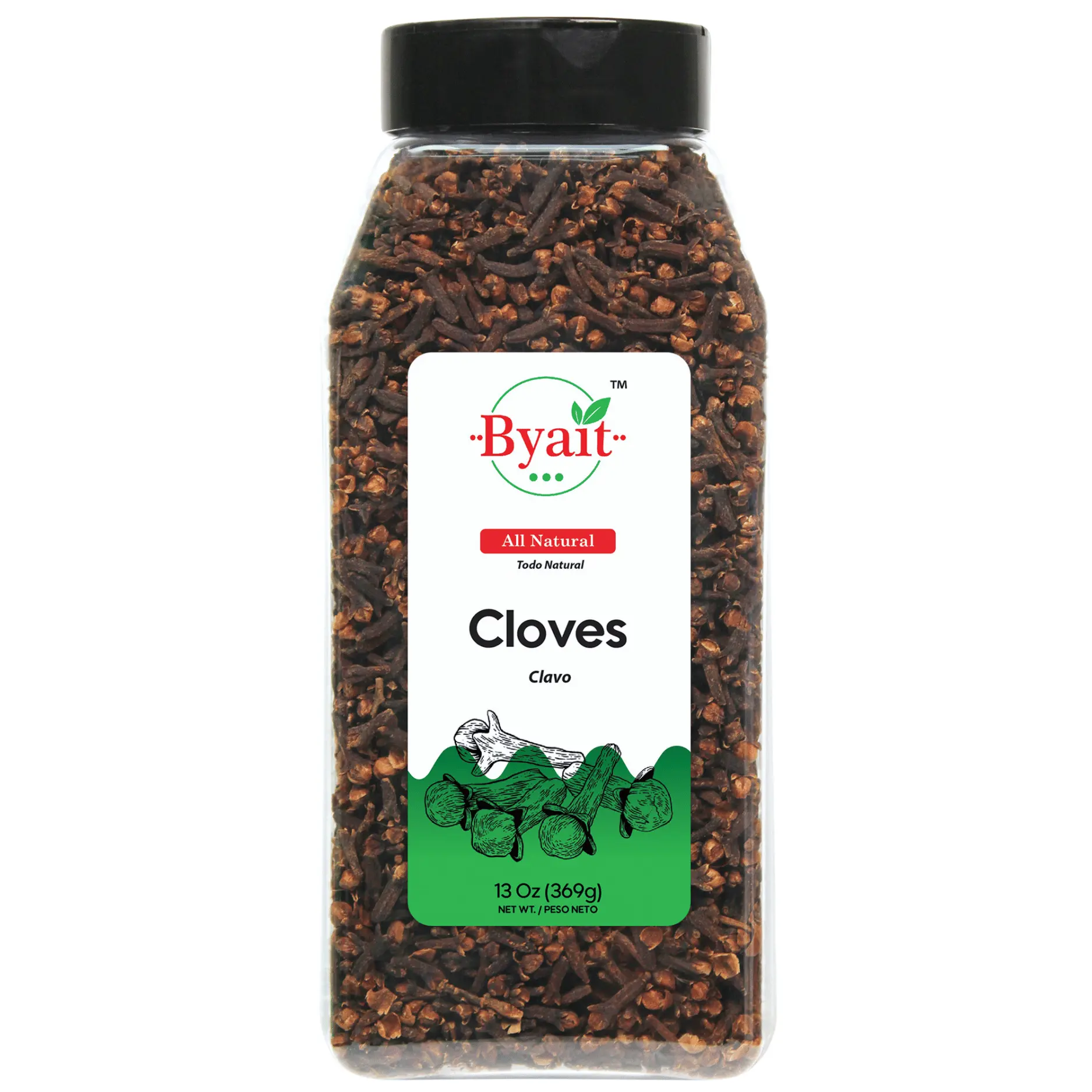 Byait Whole Cloves 13 Oz, Premium Clove Spice for Cooking, Baking, Clove Tea, Potpourri, Food Aromatic, Richly Flavored Spice
