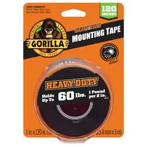 Gorilla Glue 267481 120 in. Heavy Duty Double Sided Mounting Tape