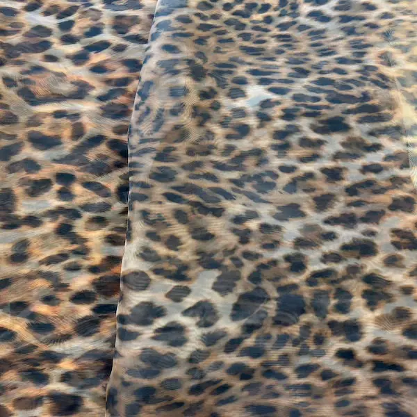 Animal Print Organza Fabric