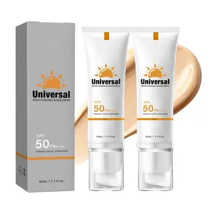 Universal Travel-Grade Moisturizing Sunscreen SPF50 Compact Design Sun Protection Cream for Face & Body Hydrating Sun Care Lotion for Men & Women Daily Use