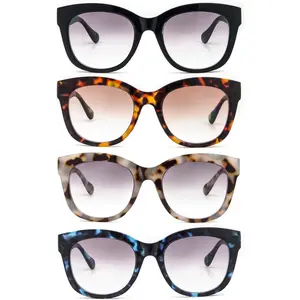 Bifocal Reading Sunglasses for Women 3 Pack Fashion Cateye Sun Readers Outdoor Reading Glasses