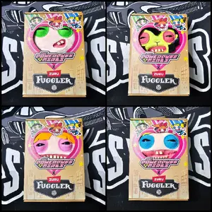 US Seller Authentic Fuggler Powerpuff Girls Set  Ugly Funny Monster Plushies Collectible Stress Relief